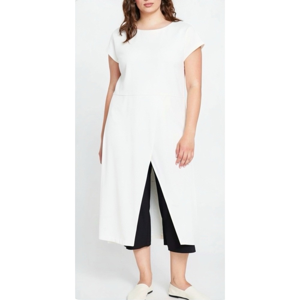 Universal Standard Adda Luxe Tunic L (12/14) Minimalist Chic Lagen Look Resort